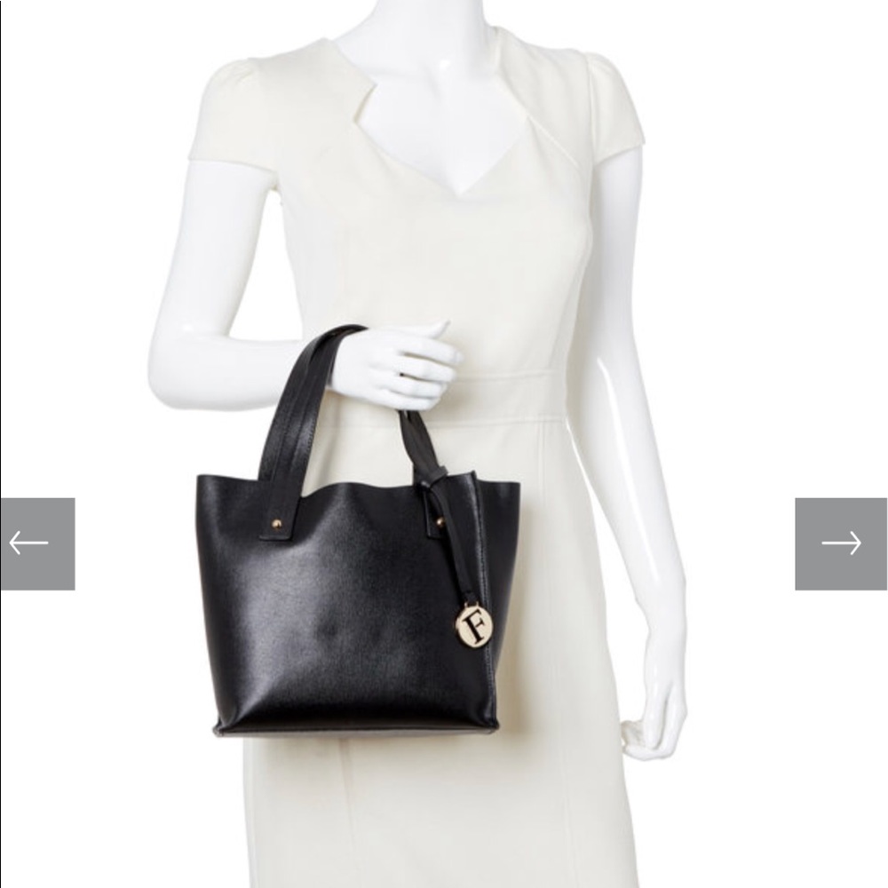FURLA Onyx Muse Small Leather Tote *NWT